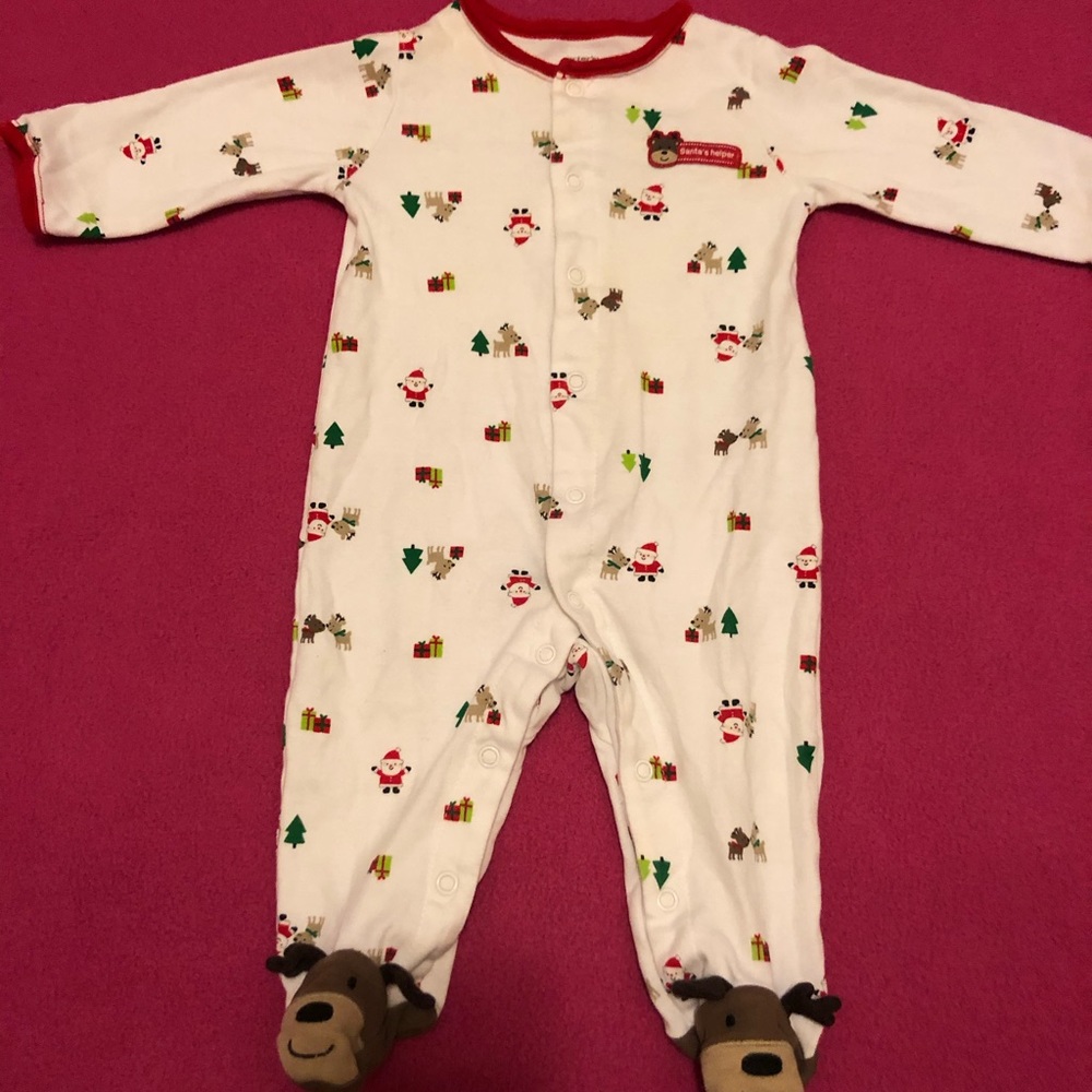 Carter’s Christmas Sleeper Size Six Months